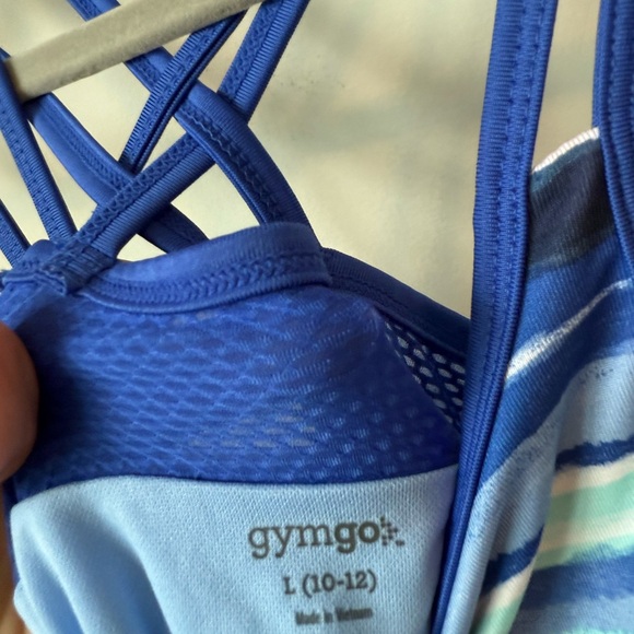 Gym go girls striped active dress size 10 / 12 - Picture 6 of 6